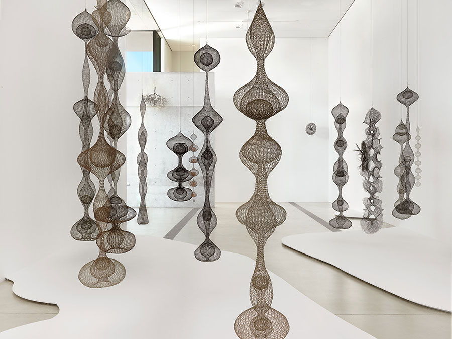 Ruth Asawa, installation view of “Ruth Asawa: Life’s Work,” 2018–19. Photo: © Alise O’Brien Photography © Estate of Ruth Asawa, Courtesy The Estate of Ruth Asawa and David Zwirner