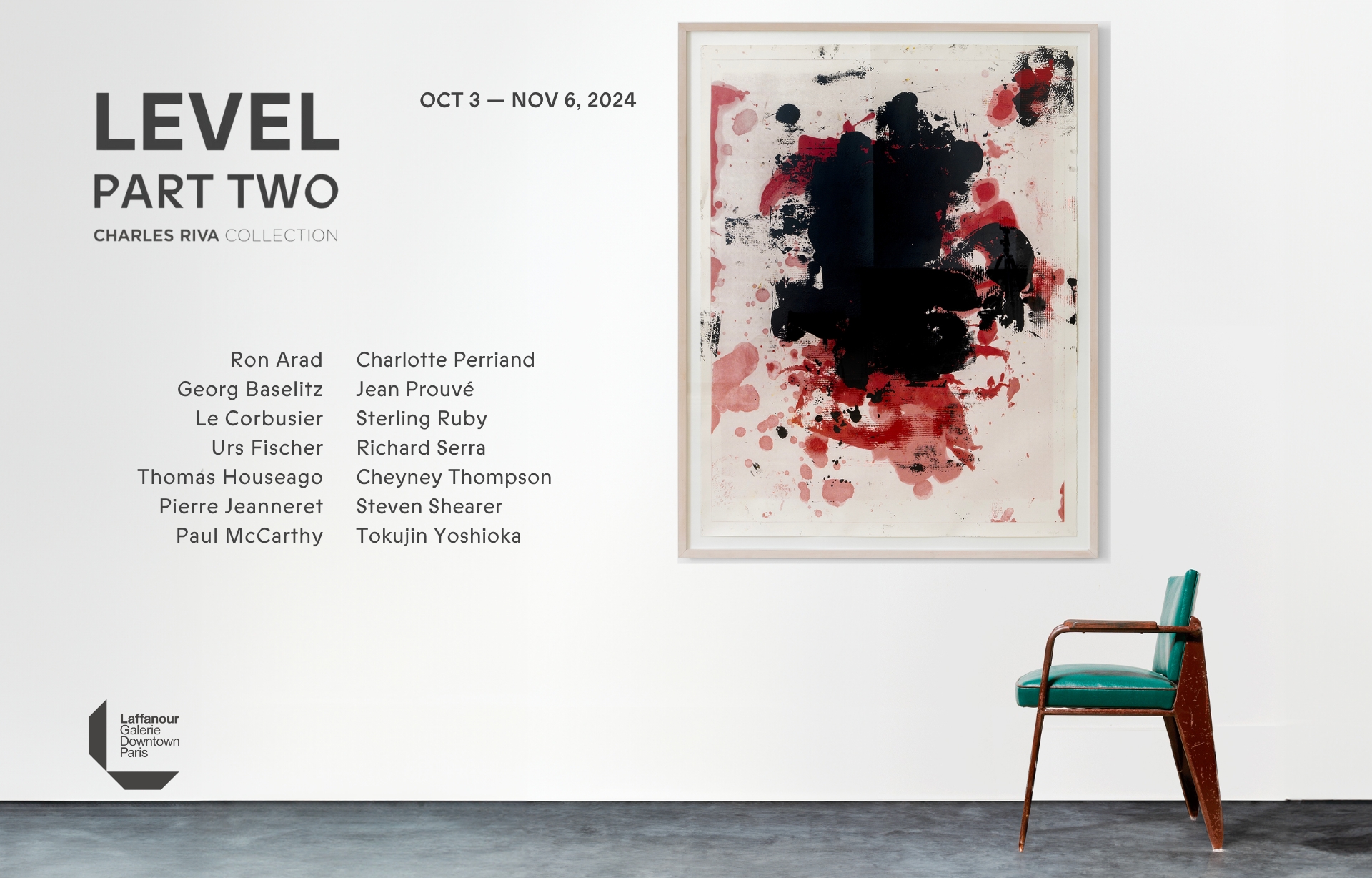 LEVEL PART II exhibition Galerie Downtown Charles Riva Collection