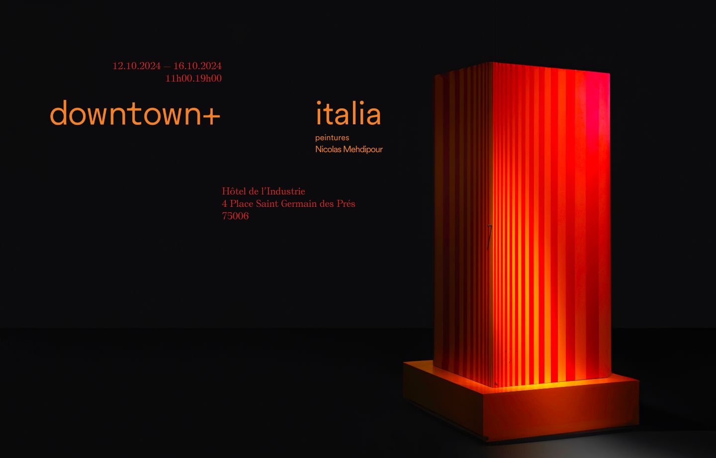 downtown+ italia exhibition