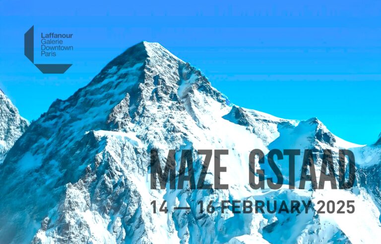 Affiche Maze Gstaad Galerie Downtown 2025